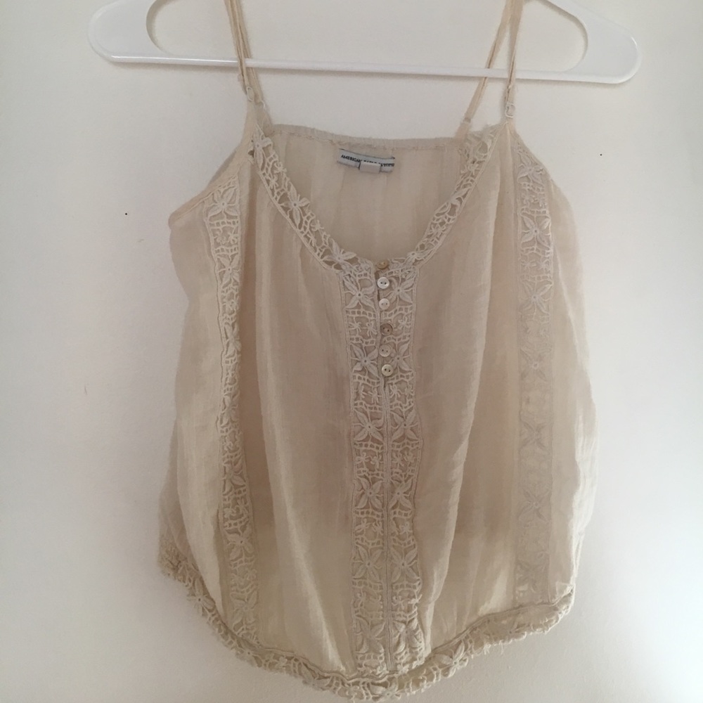 Cream tank top